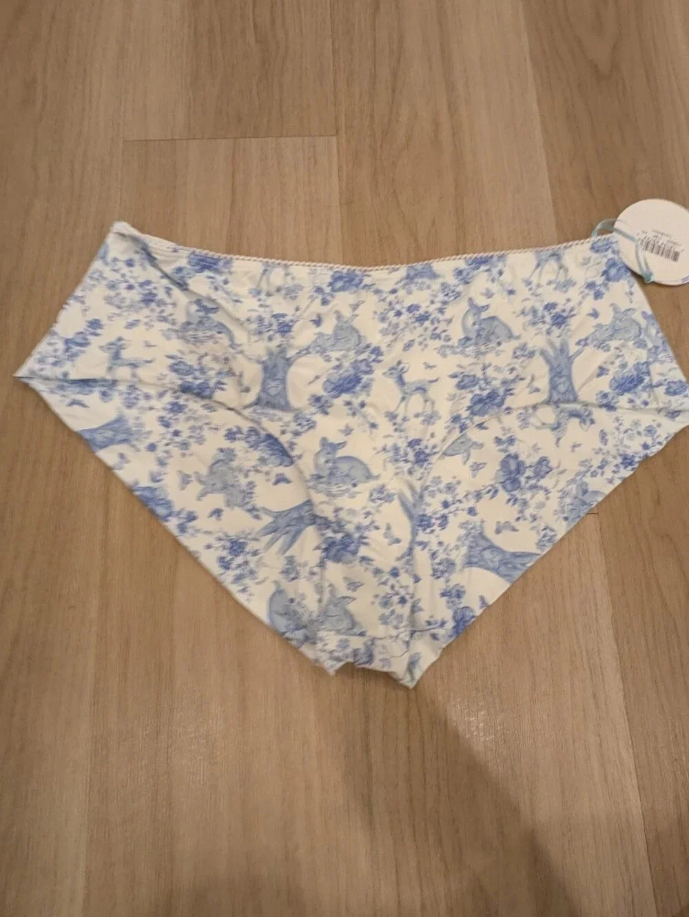 Frankie's Bikini White Deer Lisa Swim Bottoms size XXL NWT